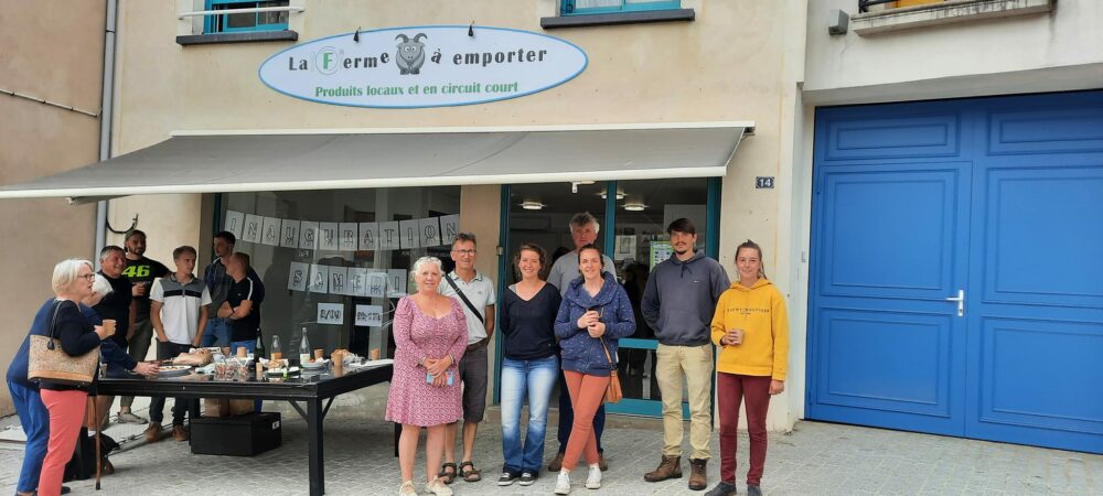 Inauguration casiers La Ferme à emporter