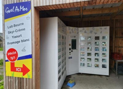Distributeur automatique de la ferme Gwen ar Mor