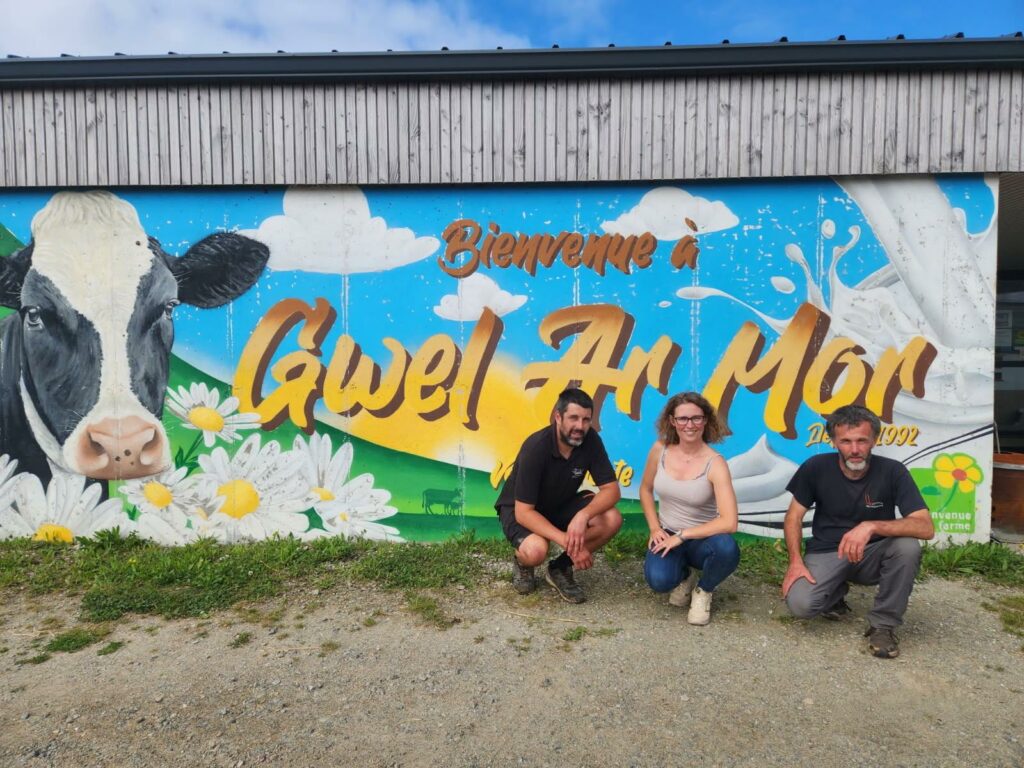 Photo du personnel de la ferme Gwen ar Mor