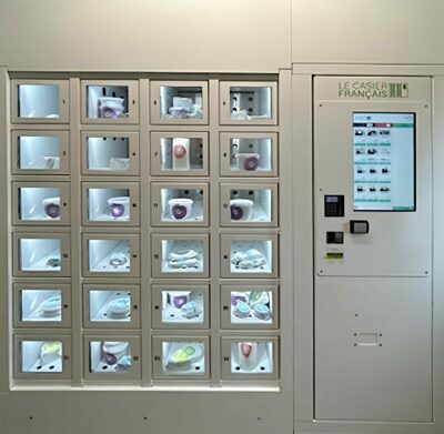 Les casiers de produits fermiers