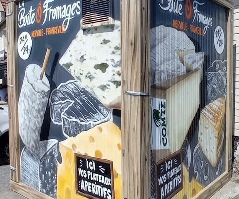Photo d'un distributeur automatique de fromages