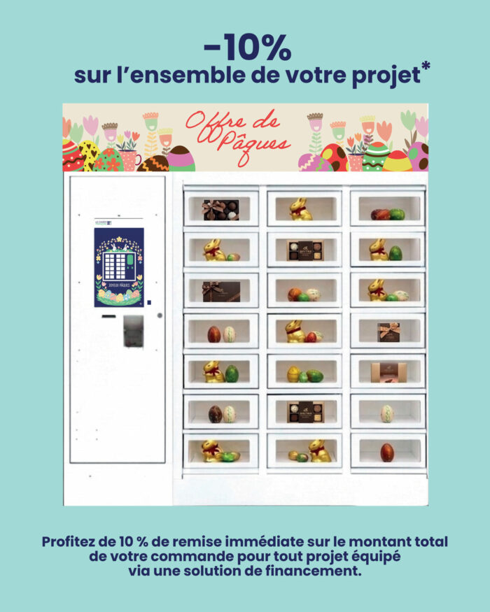 Offre de lancement pour distributeur automatique Le Casier Français