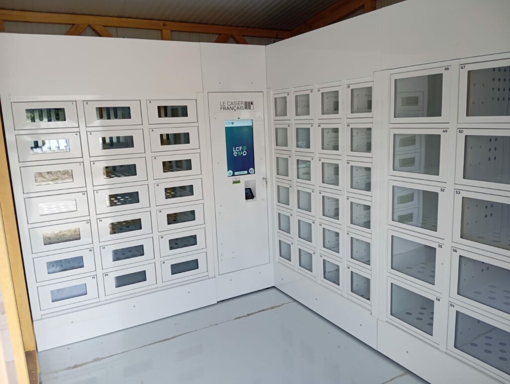 Modules de casiers automatiques pour L'Abricotier