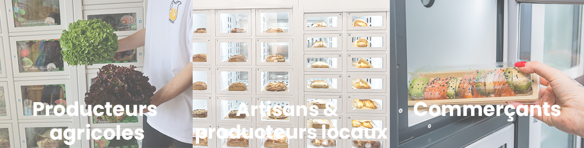 Distributeurs automatiques alimentaires pour Producteurs agricoles, artisans et commerçants