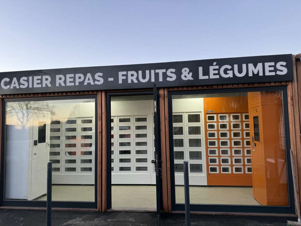 Point de vente en libre-service de plats traiteur