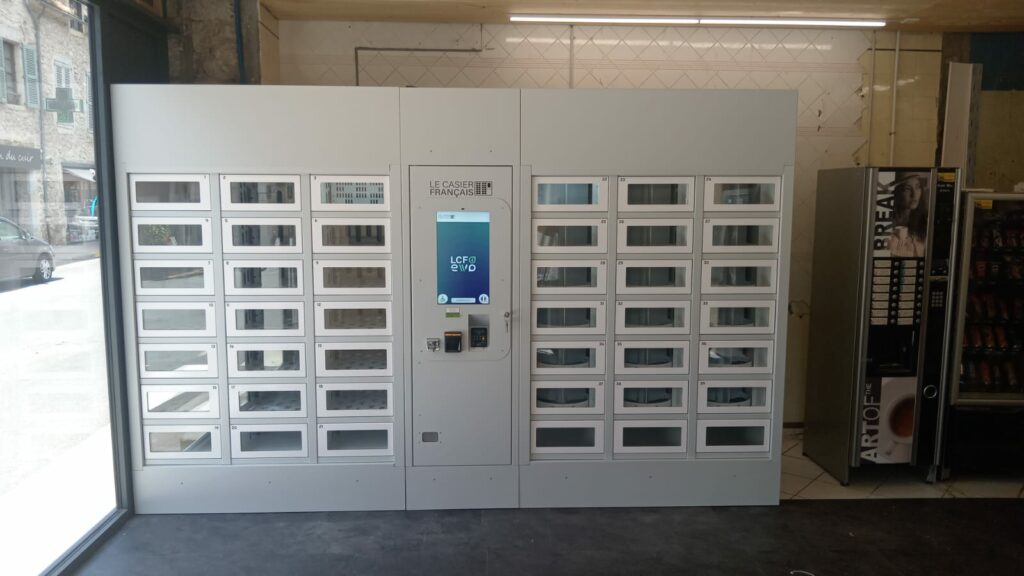 Casiers automatiques alimentaires du Casier Français pour la Boucherie Bax Gombert