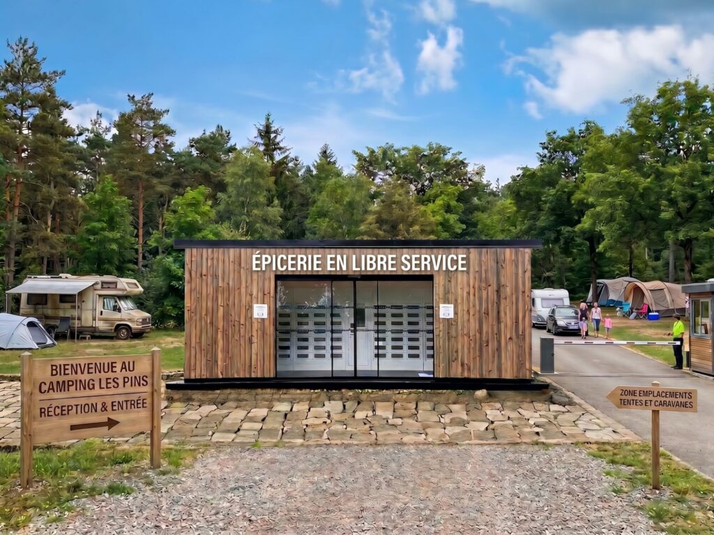 camping epicerie en libre service